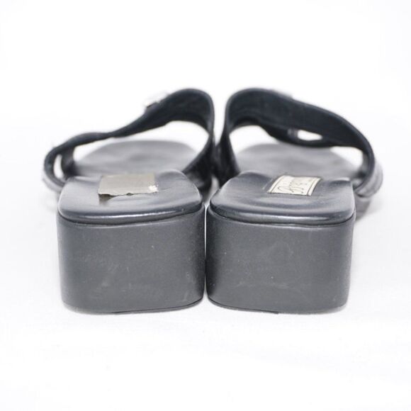 Brighton Vintage Randy Croc Leather Sandals, Size 7.5 - Picture 7 of 8